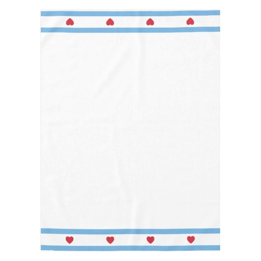 Liebe Chicago | Tablecloth | Baumwolle Tischdecke (Vorderseite)