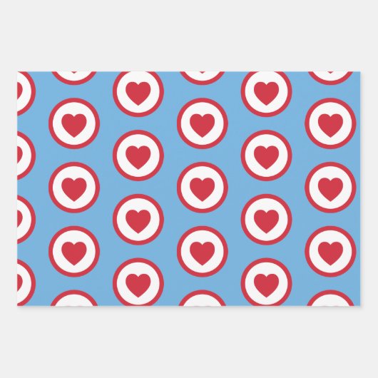 Liebe Chicago | Umschlagpapier Geschenkpapier Set (Vorderseite)