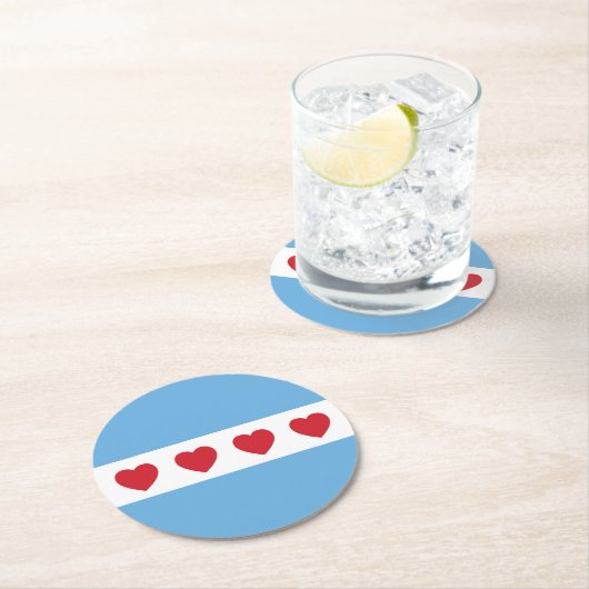 Liebe Chicago | UNTERSETZER | Papier (Vor Ort)