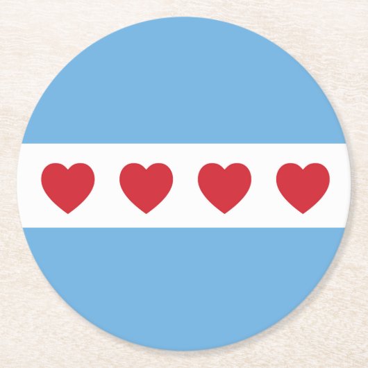 Liebe Chicago | UNTERSETZER | Papier (Vorderseite)