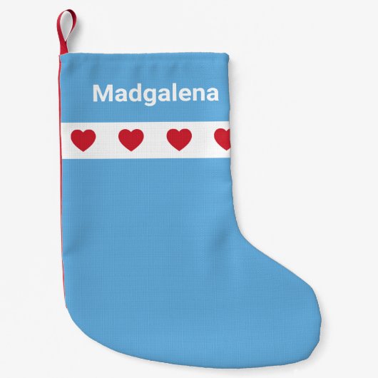 Liebe Chicago | Weihnachts-Strumpf Kleiner Weihnachtsstrumpf (Vorderseite)