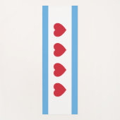 Liebe Chicago | Yoga Mat Yogamatte (Vorderseite)