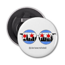 LIEBE chicaGOggles Magnet
