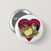 Liebe Chickies Button (Vorne & Hinten)