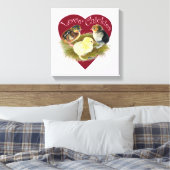 Liebe Chickies Leinwanddruck (Insitu (Schlafzimmer))