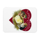 Liebe Chickies Magnet (Horizontal)