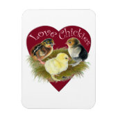 Liebe Chickies Magnet (Vertikal)