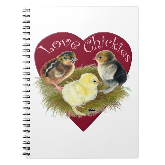 Liebe Chickies Notizblock (Vorderseite)