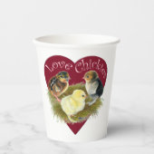 Liebe Chickies Pappbecher (Vorderseite)