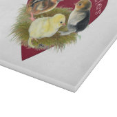 Liebe Chickies Schneidebrett (Ecke)