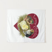 Liebe Chickies Wandteppich (Vorderseite (Horizontal))