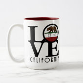 LIEBE Chico California 15oz Zweifarbige Tasse (Links)