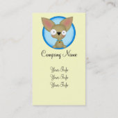 Liebe Chihuahua Business Card Visitenkarte (Rückseite)