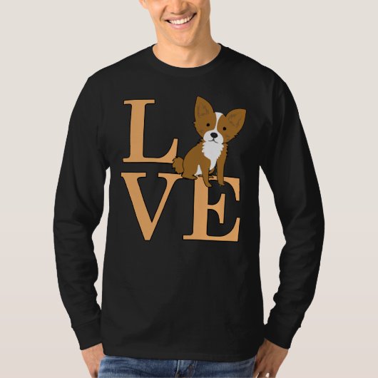 Liebe Chihuahua T-Shirt (Vorderseite)
