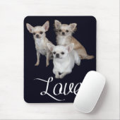 Liebe Chihuahua Welpe Hund Mousepad (Mit Mouse)