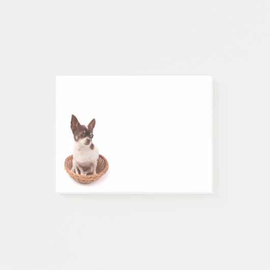 Liebe Chihuahua Welpe Hund Post IT Sticknotes Post-it Klebezettel (Vorderseite)