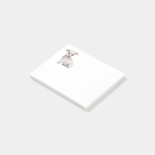 Liebe Chihuahua Welpe Hund Post IT Sticknotes Post-it Klebezettel (angewinkelt)