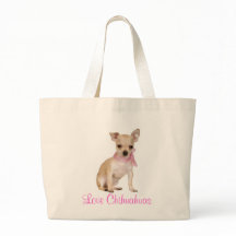 Liebe Chihuahua Welpe Hund Tote Bag