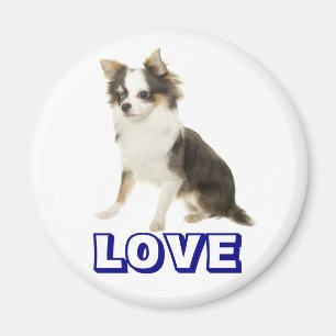 Liebe Chihuahua Welpen Hund Kühlschrank Magnet