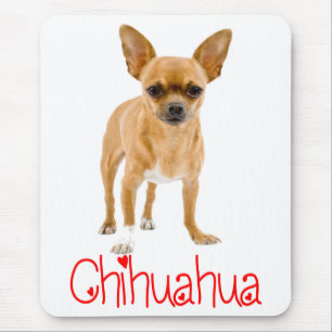 Liebe Chihuahua Welpen Hund Rot Liebe Mauspad