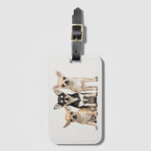 Liebe Chihuahuas Gepäckanhänger (Vorderseite Vertikal)