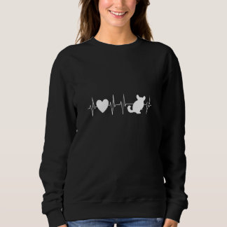 Liebe Chinchillas Heartbeat Chinchilla Zip Sweatshirt