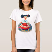 Liebe chinesisches Essen T-Shirt (Vorderseite)