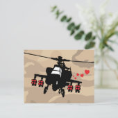Liebe-Chopper Postkarte (Stehend Vorderseite)