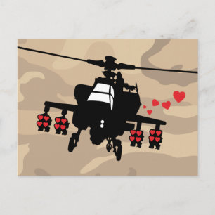 Liebe-Chopper Postkarte
