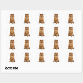 Liebe Chow Chow Welpe Hund Gruß Sticker (Blatt)
