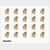 Liebe Chow Chow Welpe Hund Gruß Sticker (Blatt)