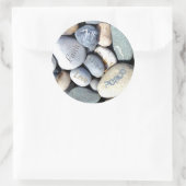 Liebe christlicher Wert Hoffnung Glaubensfreude Fr Runder Aufkleber (Tasche)