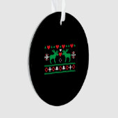 Liebe Christmas Ugly Ornament (Vorderseite)