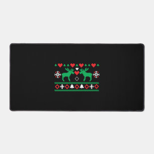 Liebe Christmas Ugly Schreibtischunterlage