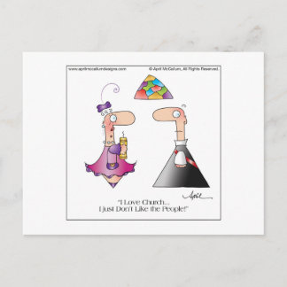 Liebe CHURCH Postcard bis April McCallum Postkarte