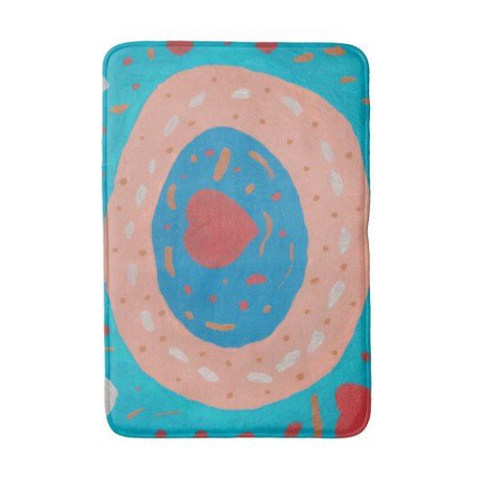 Liebe Circles Bath Mat Badematte (Vorderseite Vertikal)