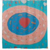 Liebe Circles Duschvorhang (Vorderseite)