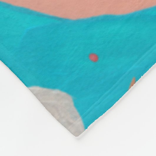 Liebe Circles Fleece Blanket (Ecke)