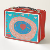 Liebe Circles Metal Lunchbox (Vorderseite)