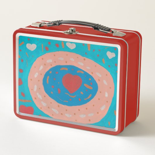 Liebe Circles Metal Lunchbox (Vorderseite)
