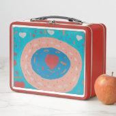 Liebe Circles Metal Lunchbox (Beispiel)