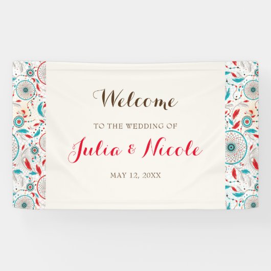 Liebe Citrus Foliage Brautparty Banner (Horizontal)