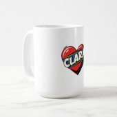 Liebe Clara Kaffeetasse (Vorderseite Links)