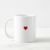 Liebe Classic Moderne Minimal Chic Kaffeetasse (Links)