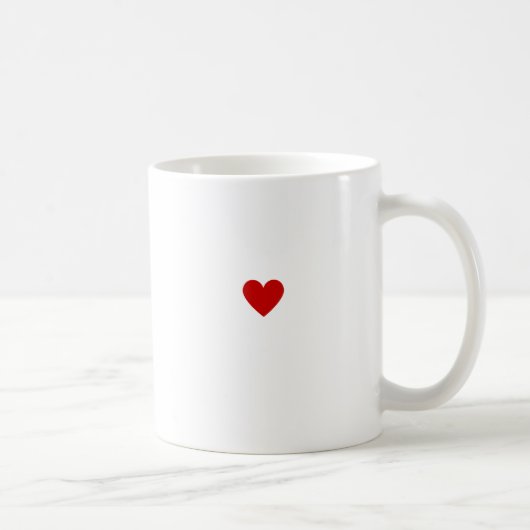 Liebe Classic Moderne Minimal Chic Kaffeetasse (Rechts)
