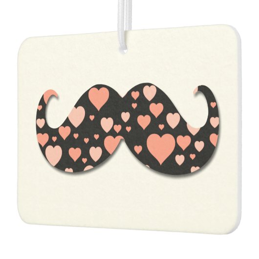 Liebe Classic Mustache Autolufterfrischer (Links)