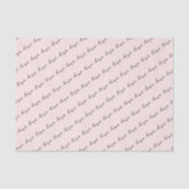 Liebe Classic Script Chic Calligrafy Tissue Seidenpapier (Vorderseite)