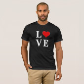 LIEBE Classic Trendy Minimalistisch T-Shirt (Vorne ganz)
