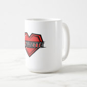 Liebe Claudette Kaffeetasse (VorderseiteRechts)