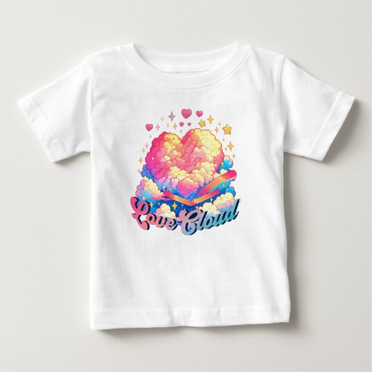 Liebe Cloud Baby T-shirt (Vorderseite)
